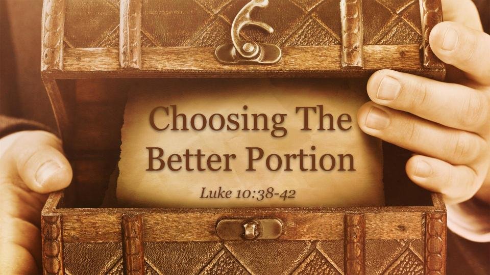 Choosing the better portion