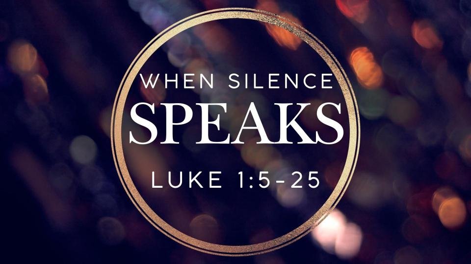 Ancient biblical scene depicting Zechariah and Elizabeth, parents of John the Baptist